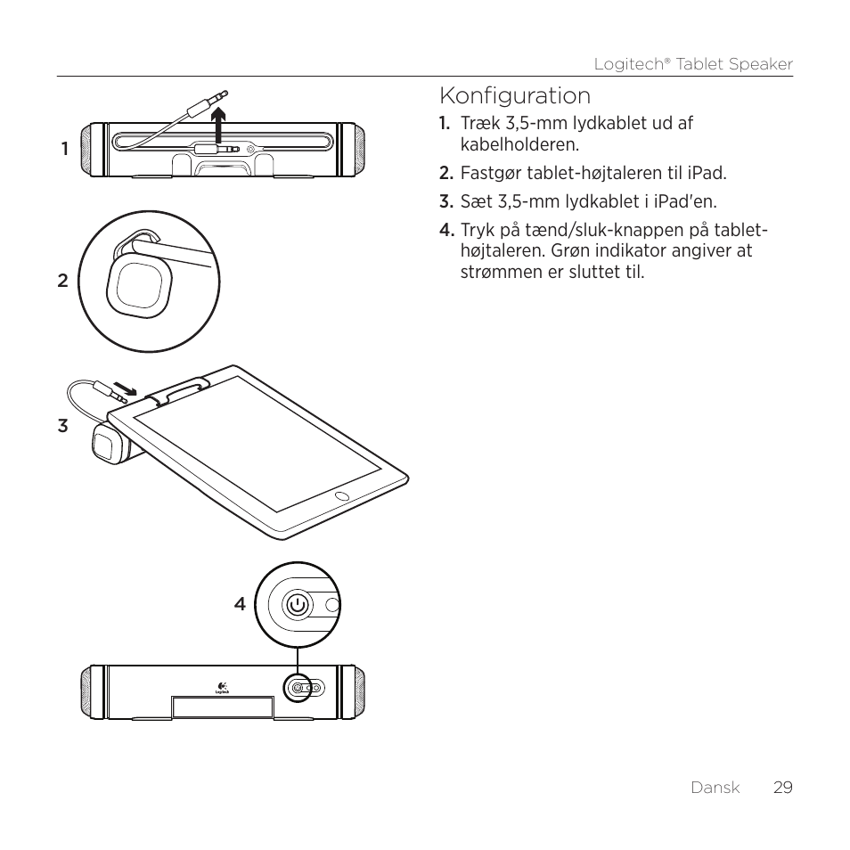 Konfiguration | Logitech Tablet 984-000193 User Manual | Page 29 / 64