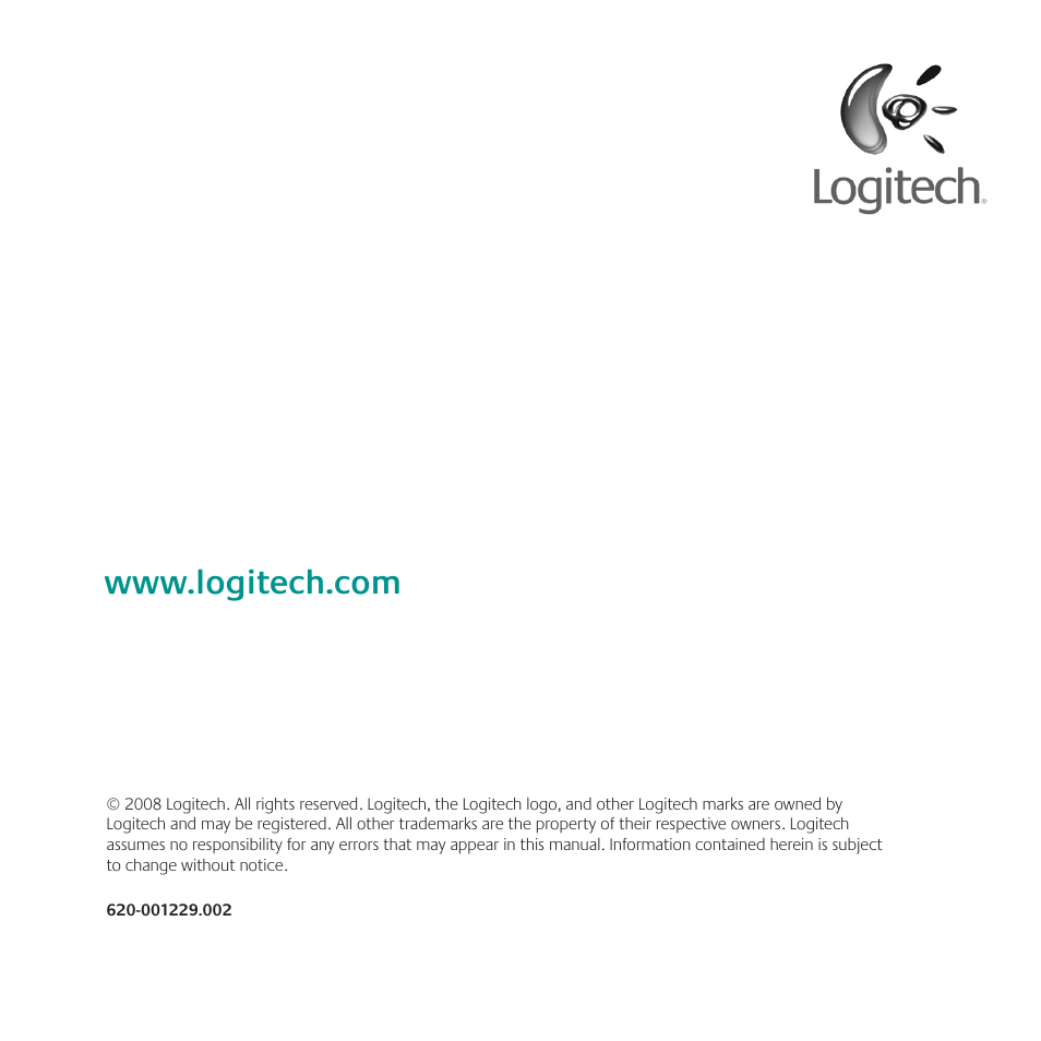 Logitech Cordless Desktop Wave Pro Ergonomic Keyboard and Mouse 920-000919 User Manual | Page 28 / 28