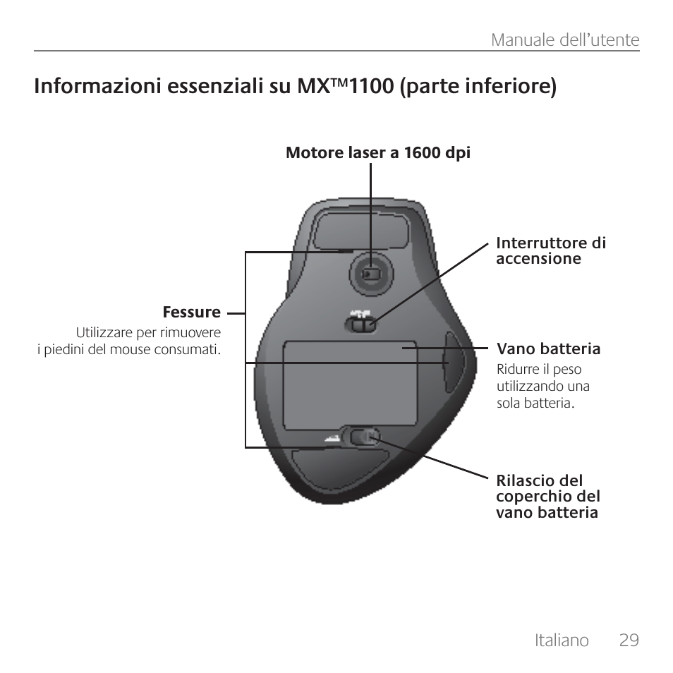 Logitech Rechargeable Cordless Laser Mouse for Business 1100R User Manual | Page 29 / 112