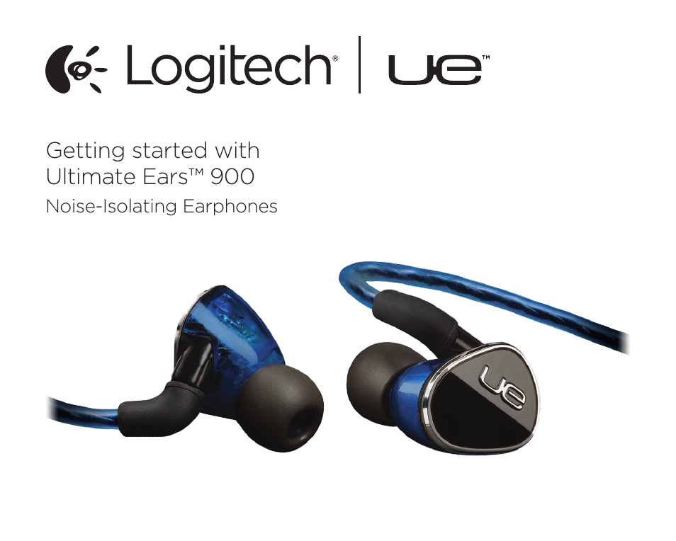 Logitech ULTIMATE EARS 900 User Manual | 5 pages