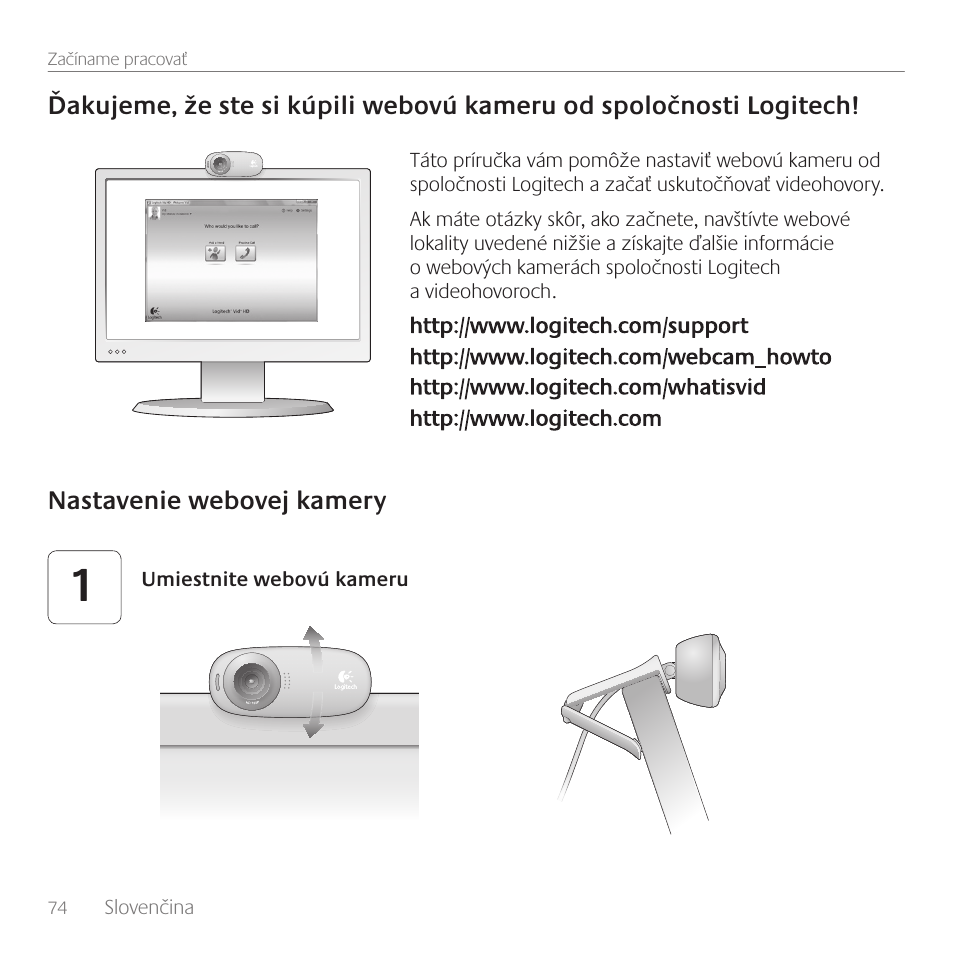 Logitech C310 User Manual | Page 74 / 104