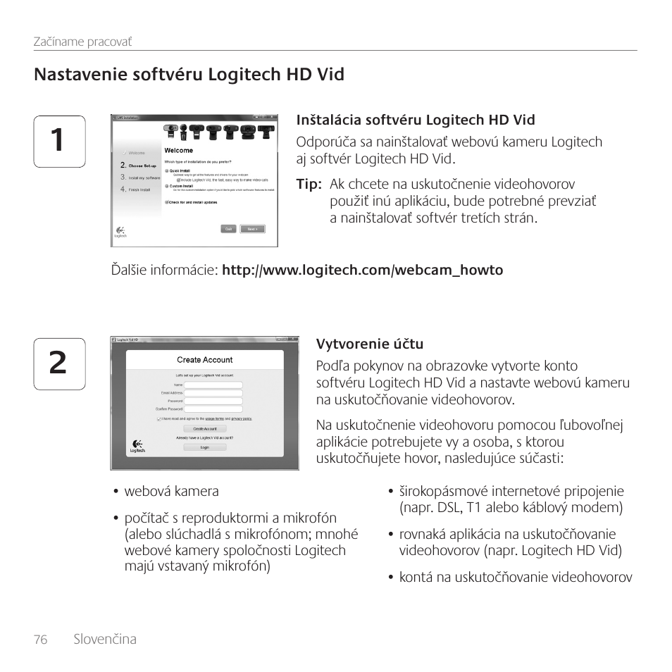 Logitech C310 User Manual | Page 76 / 104