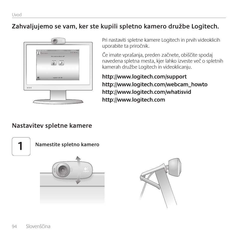 Logitech C310 User Manual | Page 94 / 104