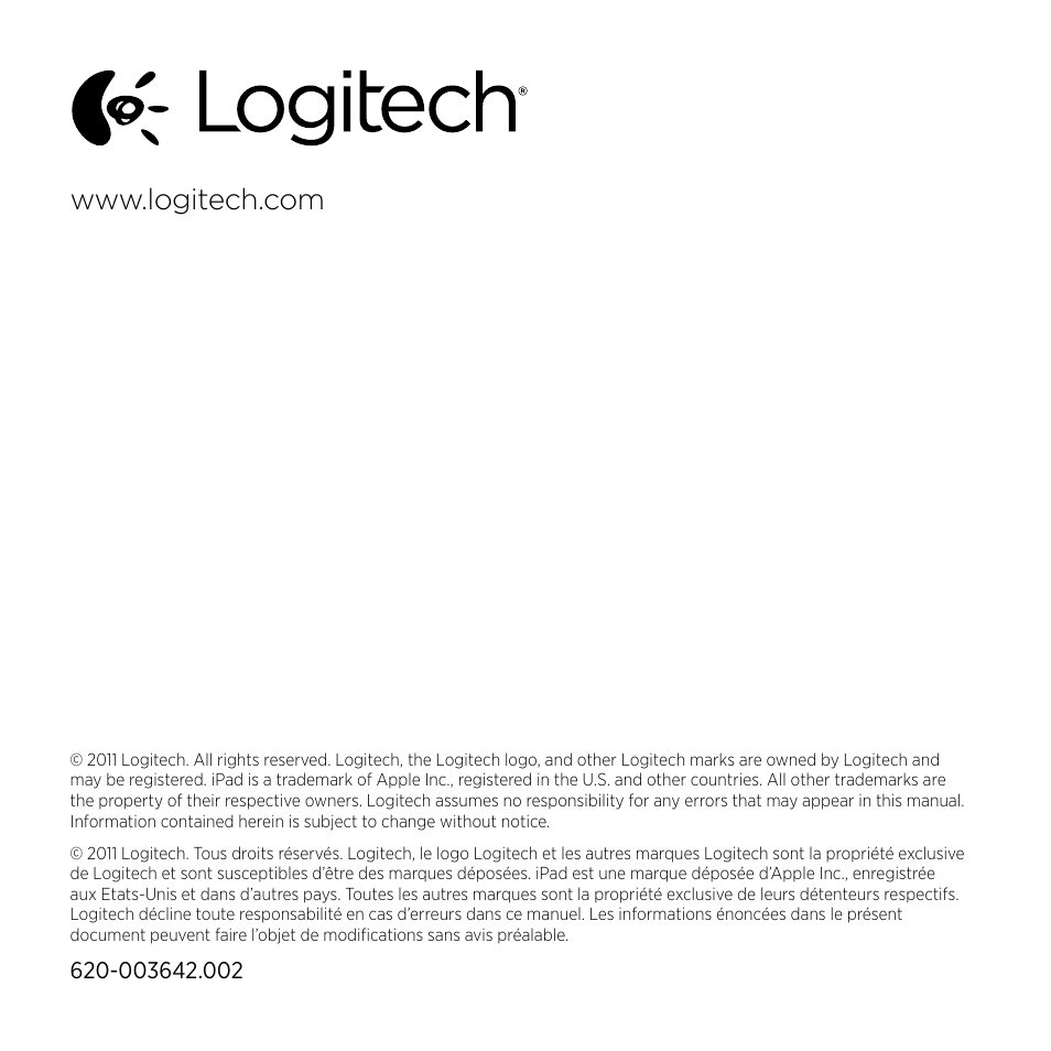 Logitech Premiere utilisation Fold-Up Keyboard 2 User Manual | Page 32 / 32