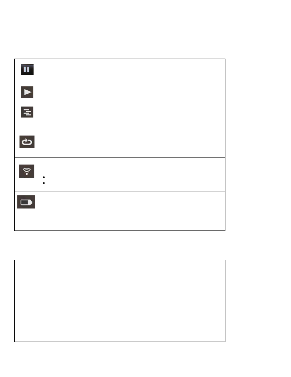 Status bar, Online portal | Logitech Squeezebox Wi-Fi Internet 930-000101 User Manual | Page 9 / 31