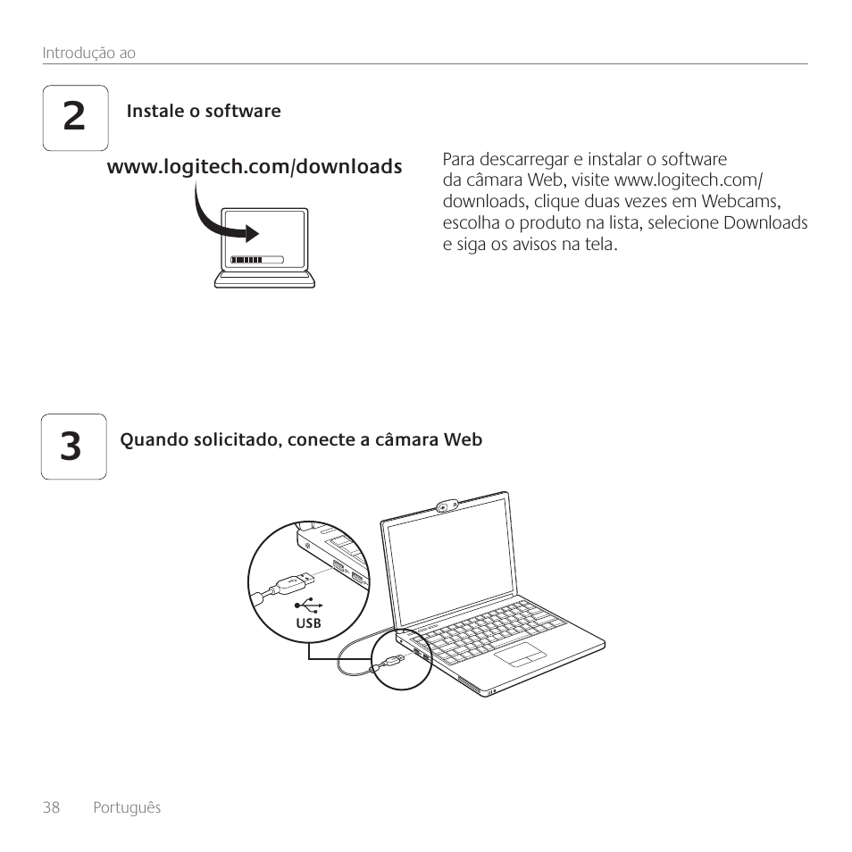 Logitech Premiere utilisation C110 User Manual | Page 38 / 48