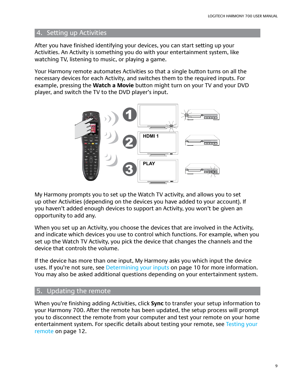 Logitech HARMONY REMOTE 700 User Manual | Page 13 / 26