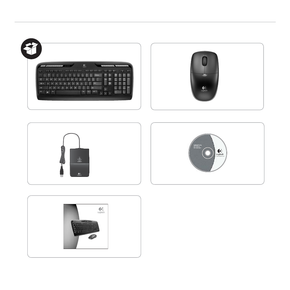 5logitech, Wireless desktop mk300 | Logitech MK300 User Manual | Page 4 / 58