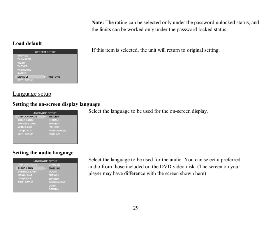 Hyundai H-CMD7071 User Manual | Page 29 / 75