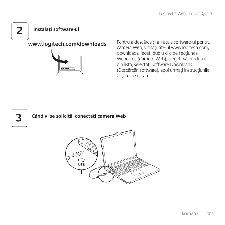 Logitech C170 User Manual | Page 105 / 204