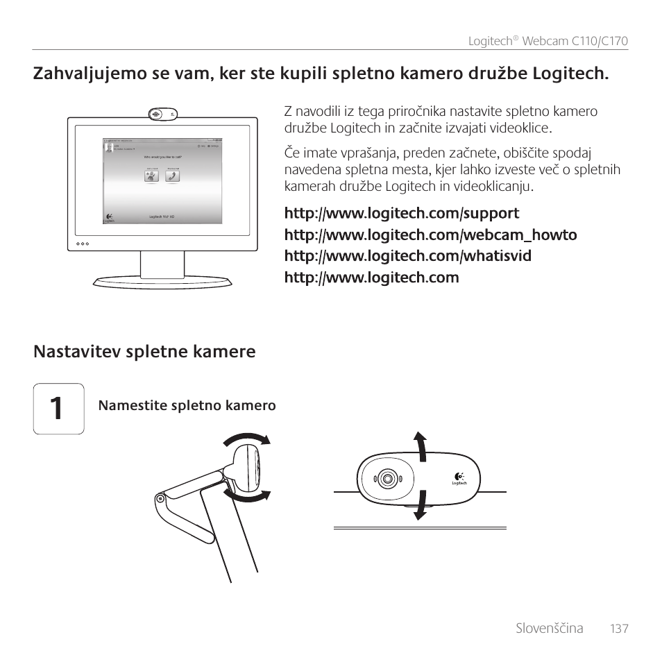 Logitech C170 User Manual | Page 137 / 204