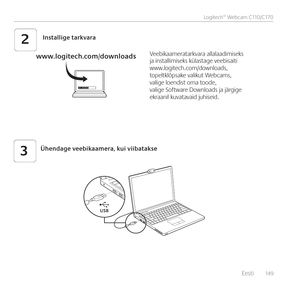 Logitech C170 User Manual | Page 149 / 204