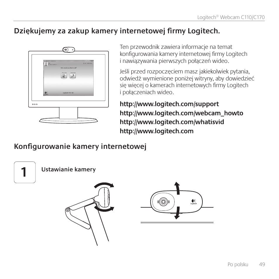 Logitech C170 User Manual | Page 49 / 204