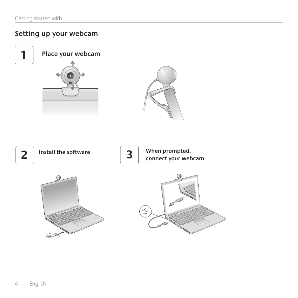 Logitech C160 User Manual | Page 4 / 36