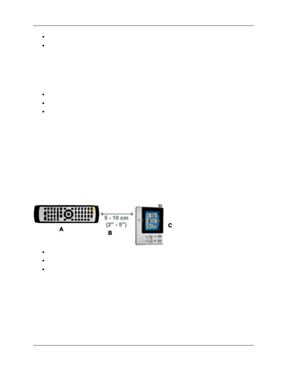 Adding custom-labeled buttons, Learning infrared (ir) commands, Using the infrared sensor | Earning, Nfrared, Ir) c, Ommands | Logitech Harmony 1000 User Manual | Page 12 / 17