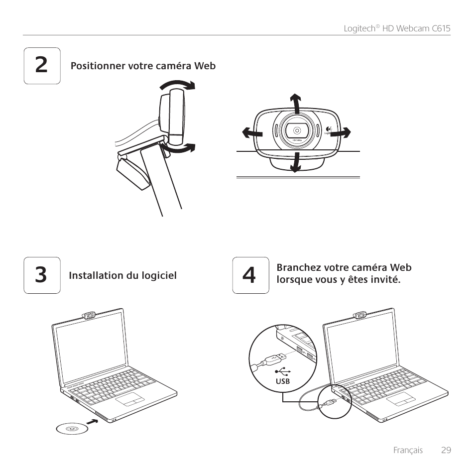 Logitech C615 User Manual | Page 29 / 52