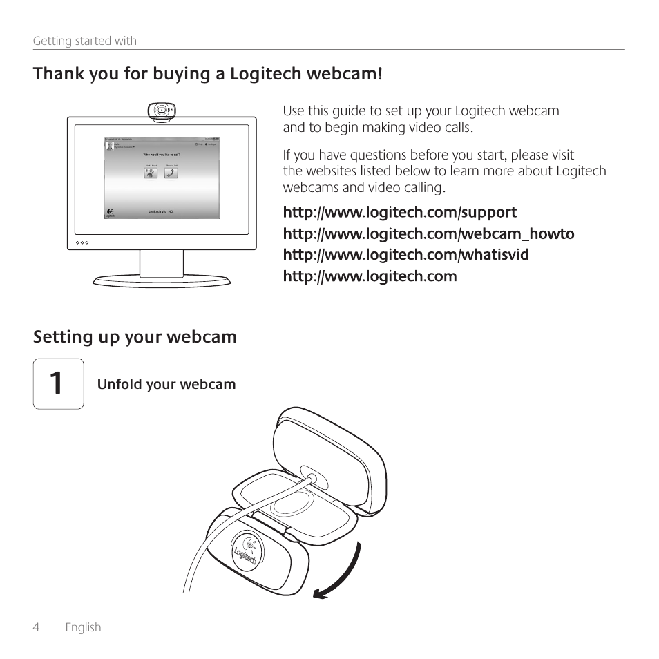 Logitech C615 User Manual | Page 4 / 52