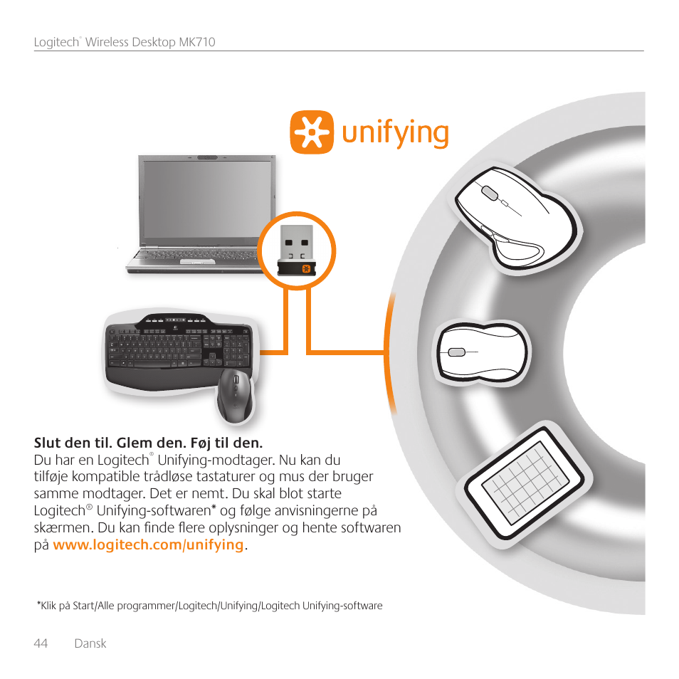 Logitech Wireless Desktop MK710 User Manual | Page 44 / 76