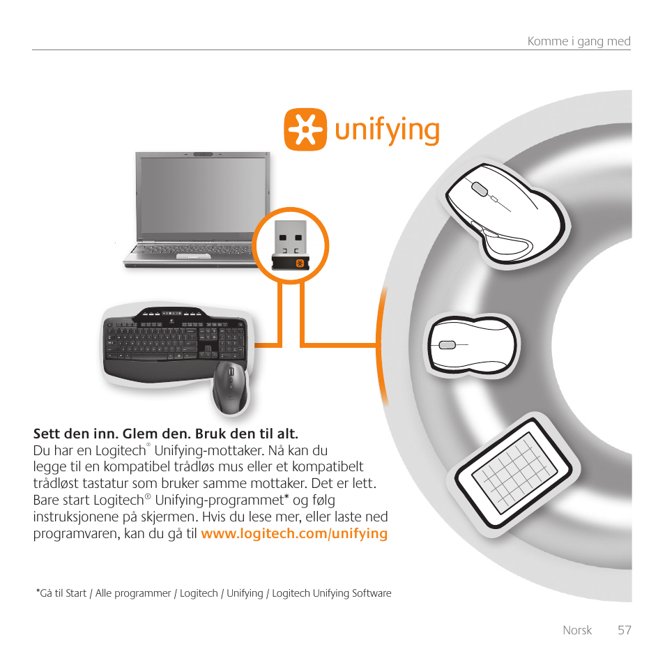 Logitech Wireless Desktop MK710 User Manual | Page 57 / 76