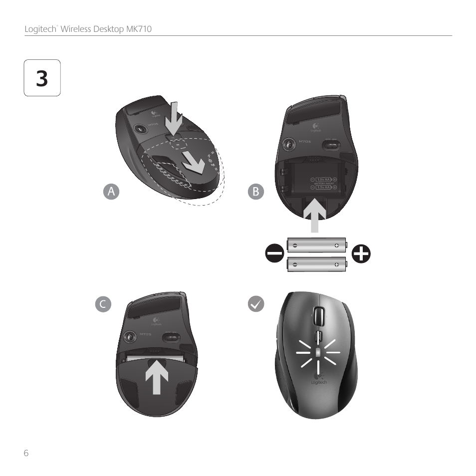 Logitech Wireless Desktop MK710 User Manual | Page 6 / 76