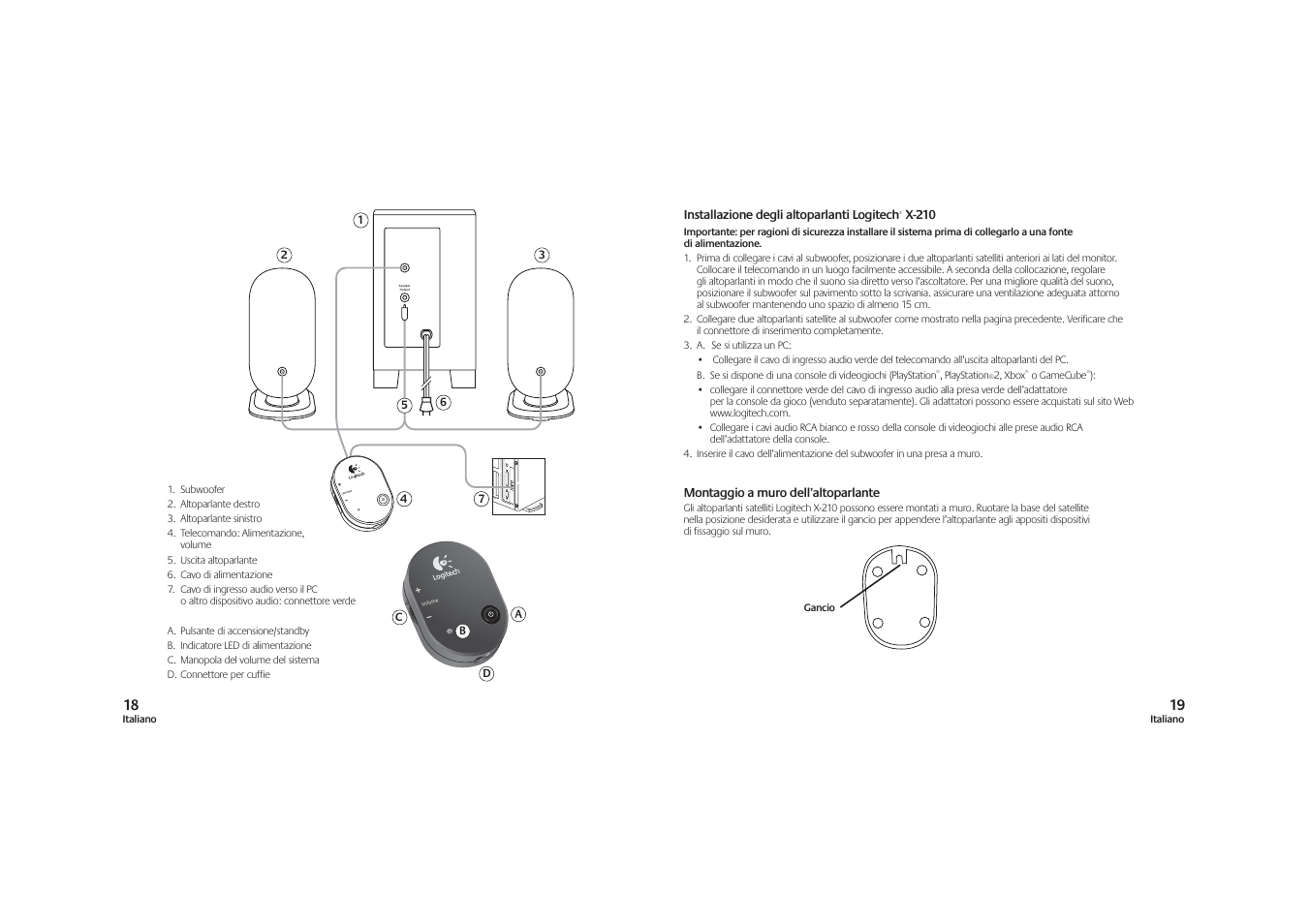 Logitech X-210 User Manual | Page 10 / 42