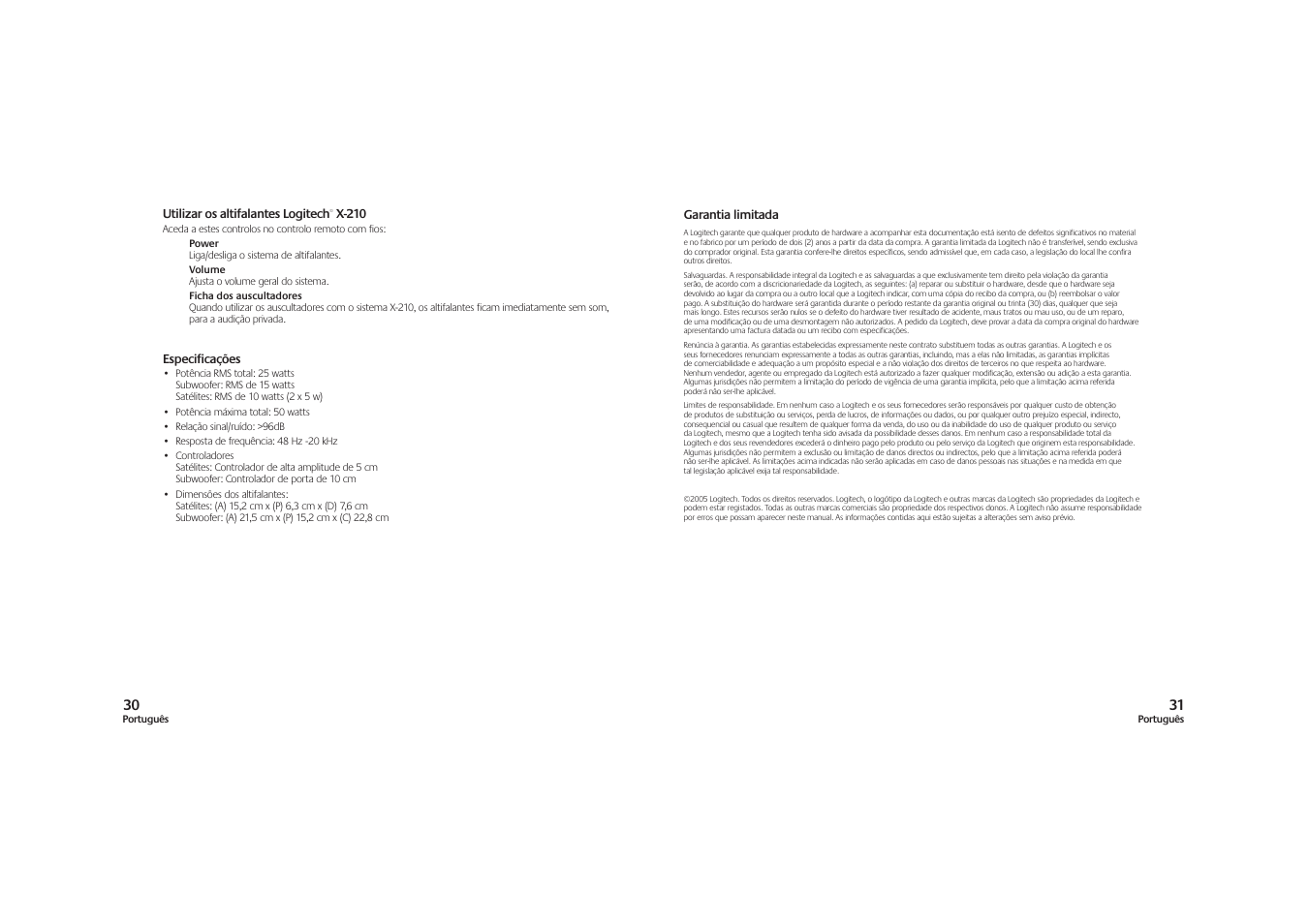 Logitech X-210 User Manual | Page 16 / 42