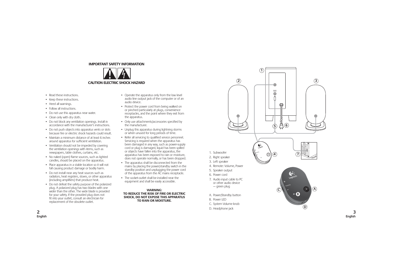 Logitech X-210 User Manual | Page 2 / 42