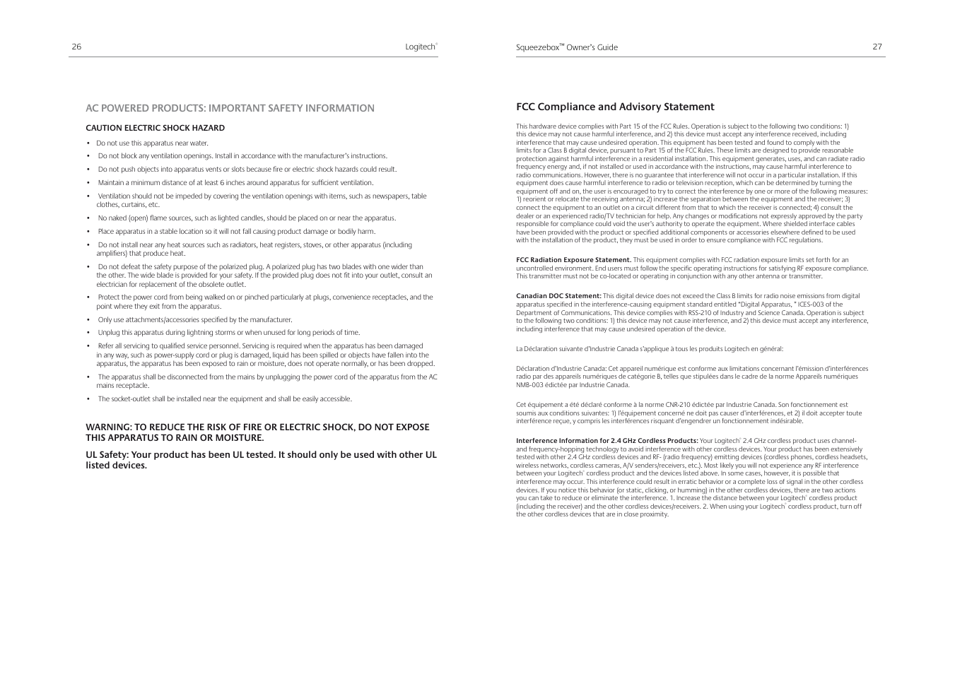 Logitech Squeezebox Receiver User Manual | Page 15 / 92