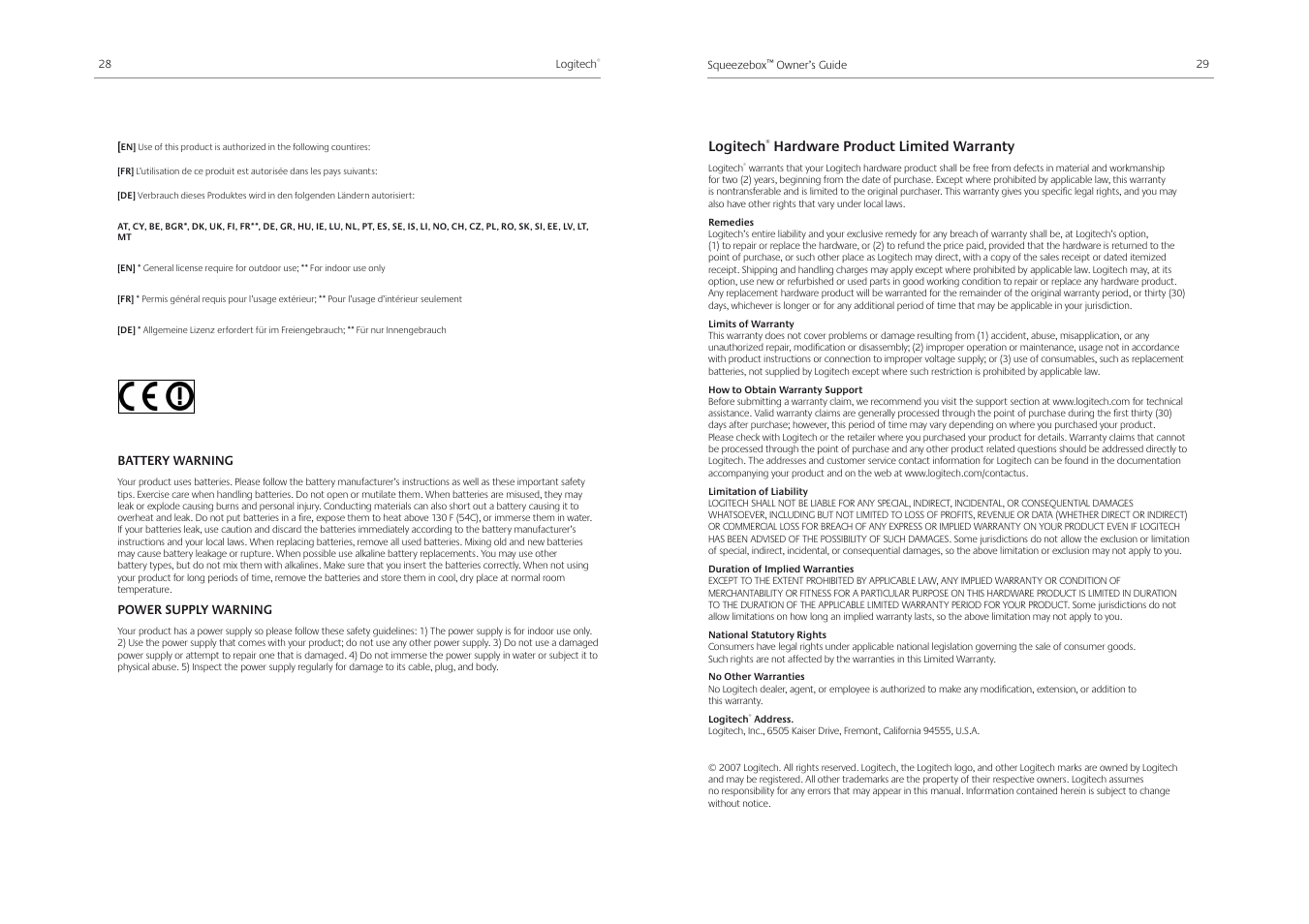 Logitech Squeezebox Receiver User Manual | Page 16 / 92
