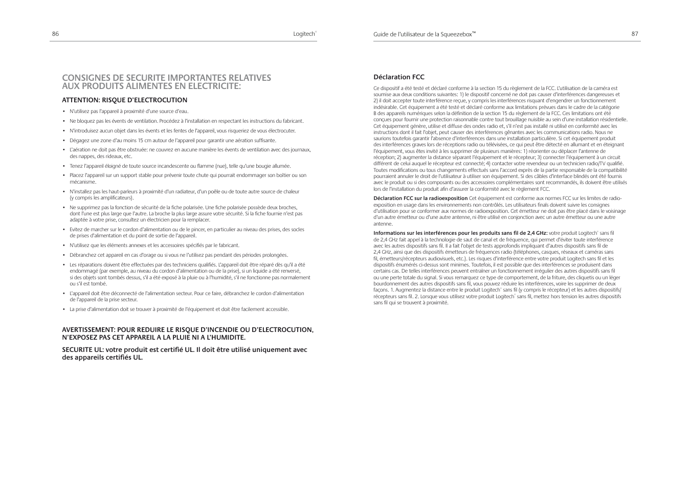 Logitech Squeezebox Receiver User Manual | Page 45 / 92