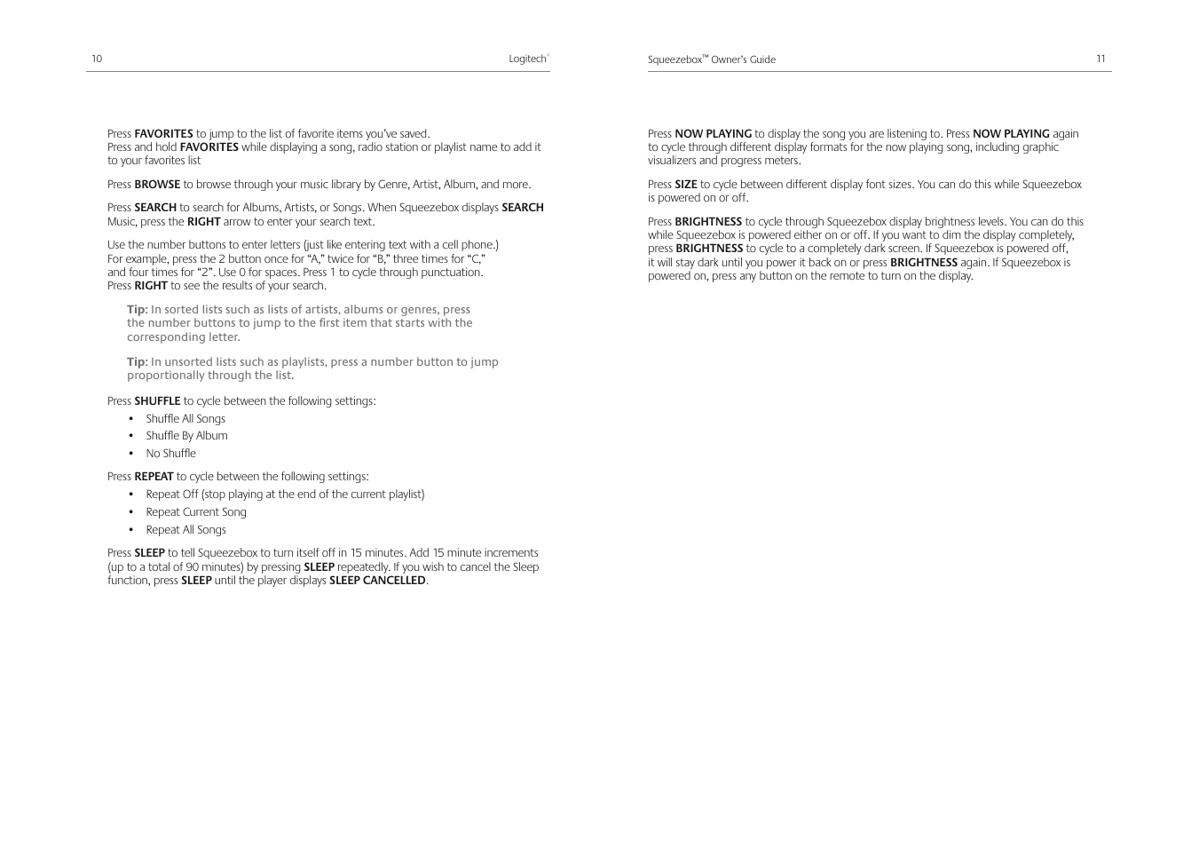 Logitech Squeezebox Receiver User Manual | Page 7 / 92