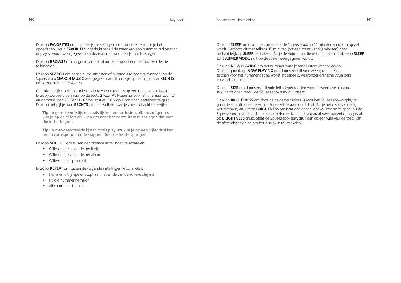 Logitech Squeezebox Receiver User Manual | Page 82 / 92