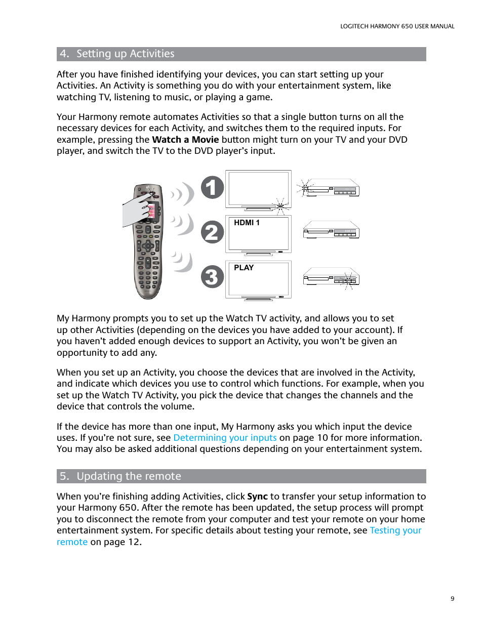 Logitech Harmony 650 User Manual | Page 13 / 26
