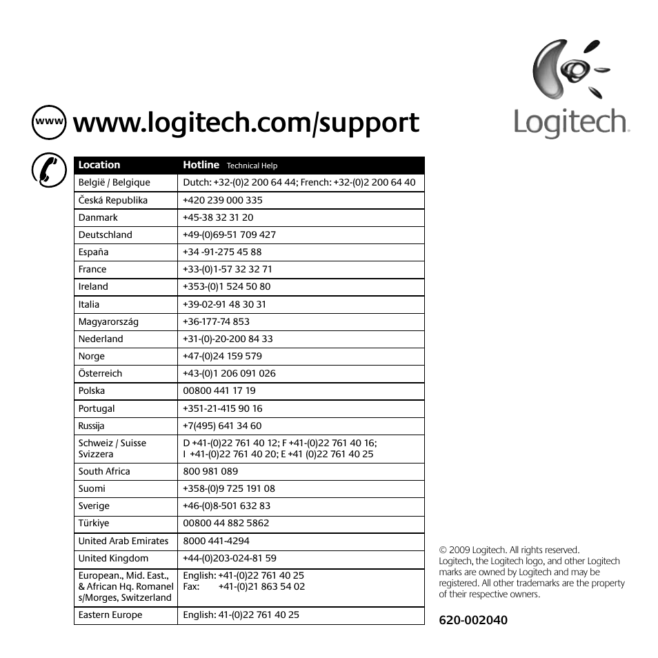 Logitech Z523 User Manual | Page 114 / 114