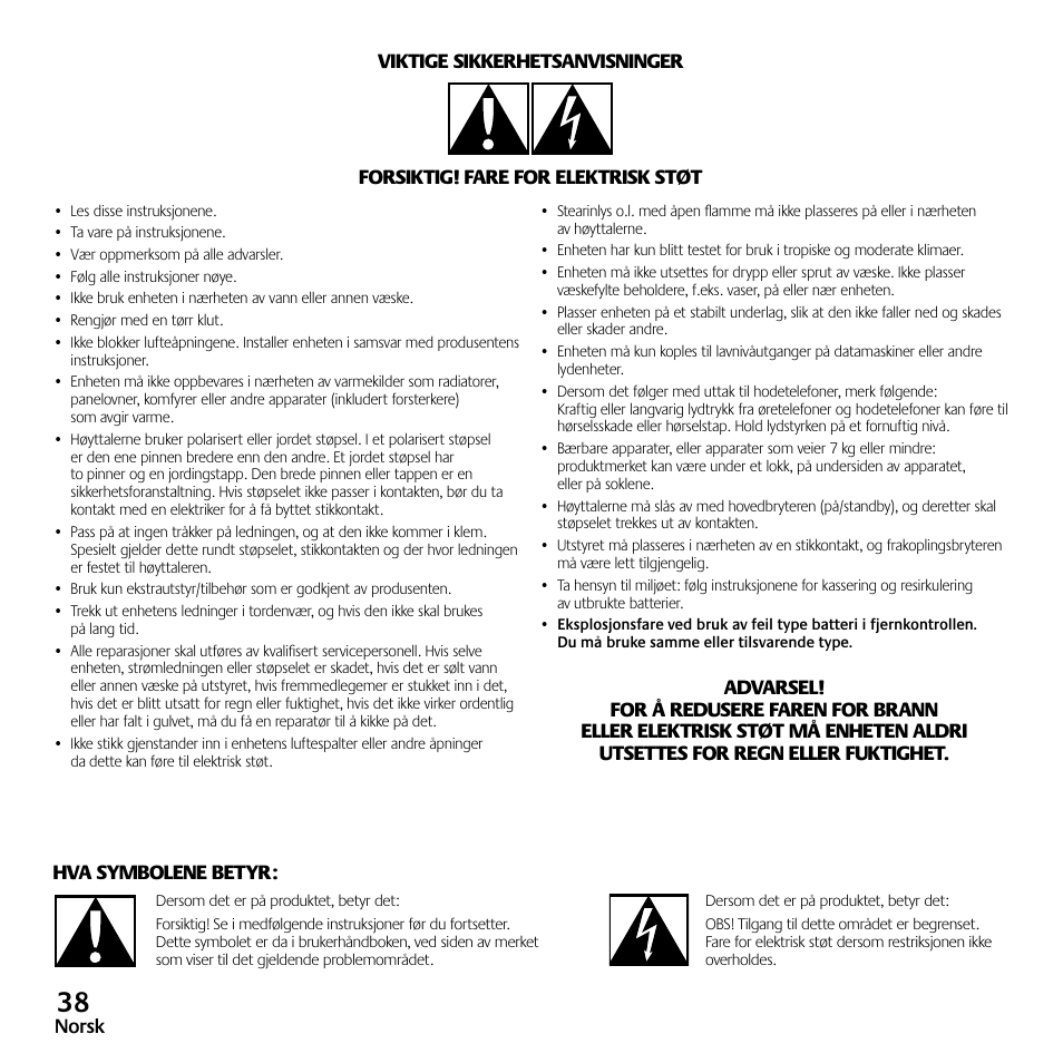 Logitech Z523 User Manual | Page 38 / 114