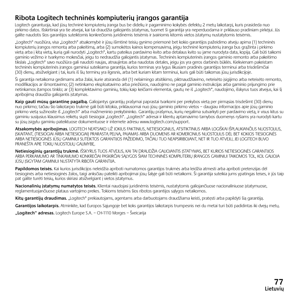 Logitech Z523 User Manual | Page 77 / 114