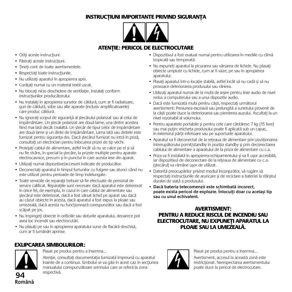 Logitech Z523 User Manual | Page 94 / 114