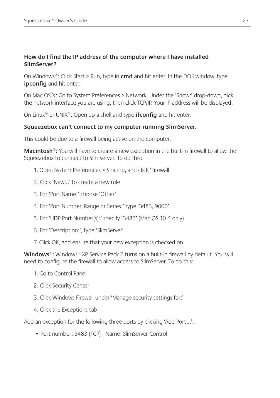 Logitech Squeezebox Ft User Manual | Page 25 / 32