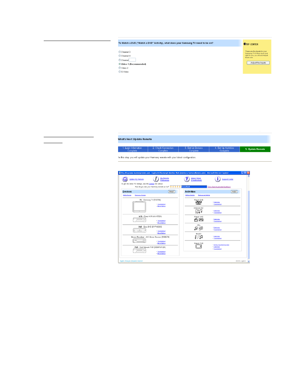 Using the logitech harmony 880 | Logitech Harmony Remote 880 User Manual | Page 15 / 23
