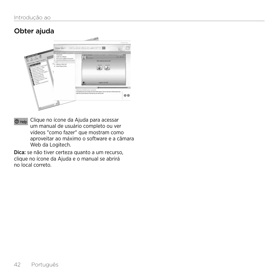 Obter ajuda | Logitech HD Pro C920 User Manual | Page 42 / 44