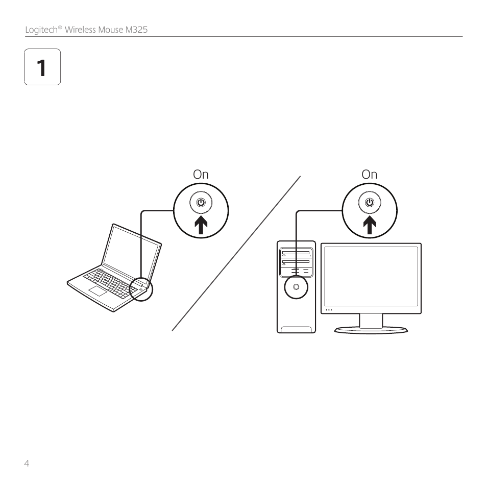 Logitech M325 User Manual | Page 4 / 32