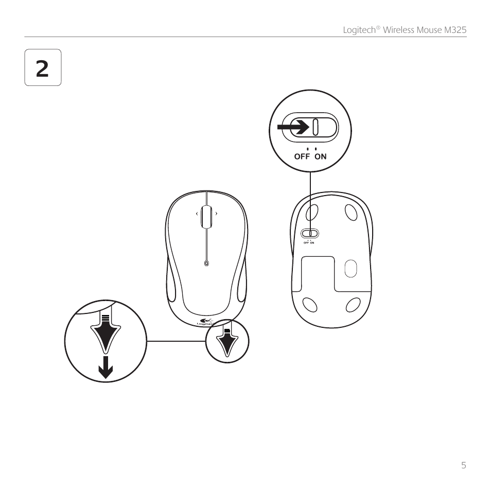 Logitech M325 User Manual | Page 5 / 32