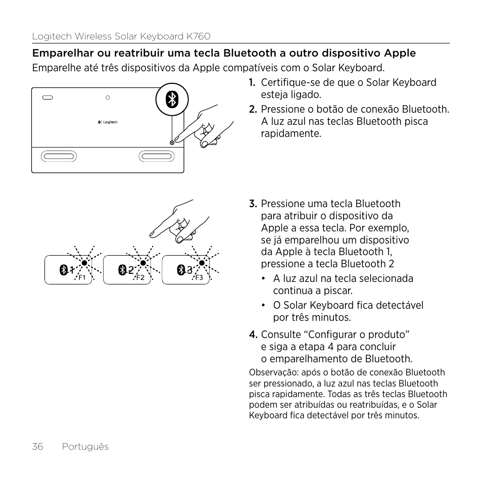 Logitech Keyboard K760 User Manual | Page 36 / 44