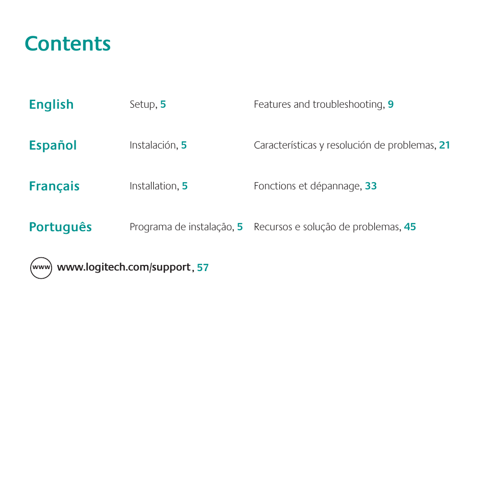 Logitech MK700 User Manual | Page 2 / 60