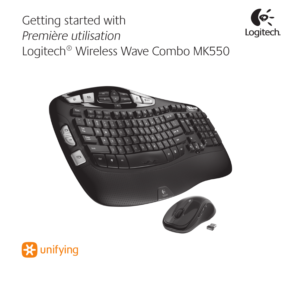 Logitech Wireless Wave Combo MK550 User Manual | 52 pages
