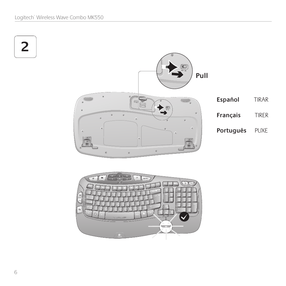 Logitech Wireless Wave Combo MK550 User Manual | Page 6 / 52