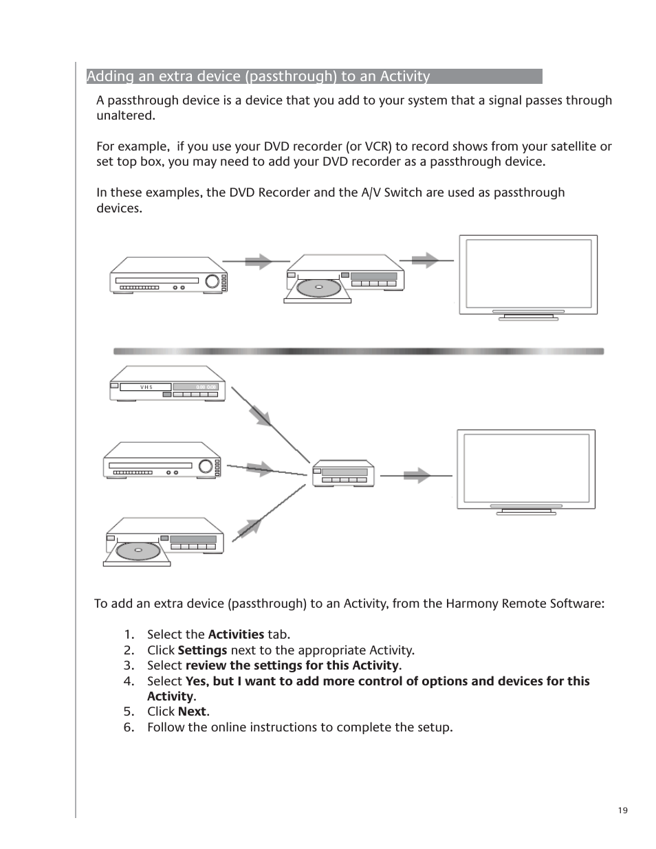 Logitech Harmony 1100 User Manual | Page 19 / 48