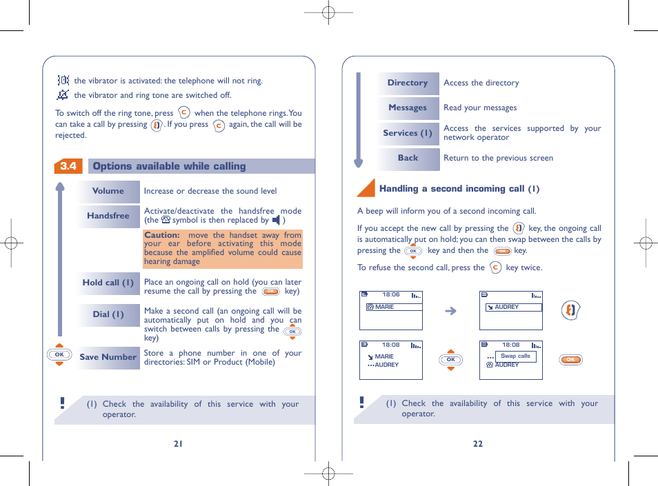 Alcatel OT331 User Manual | Page 12 / 48