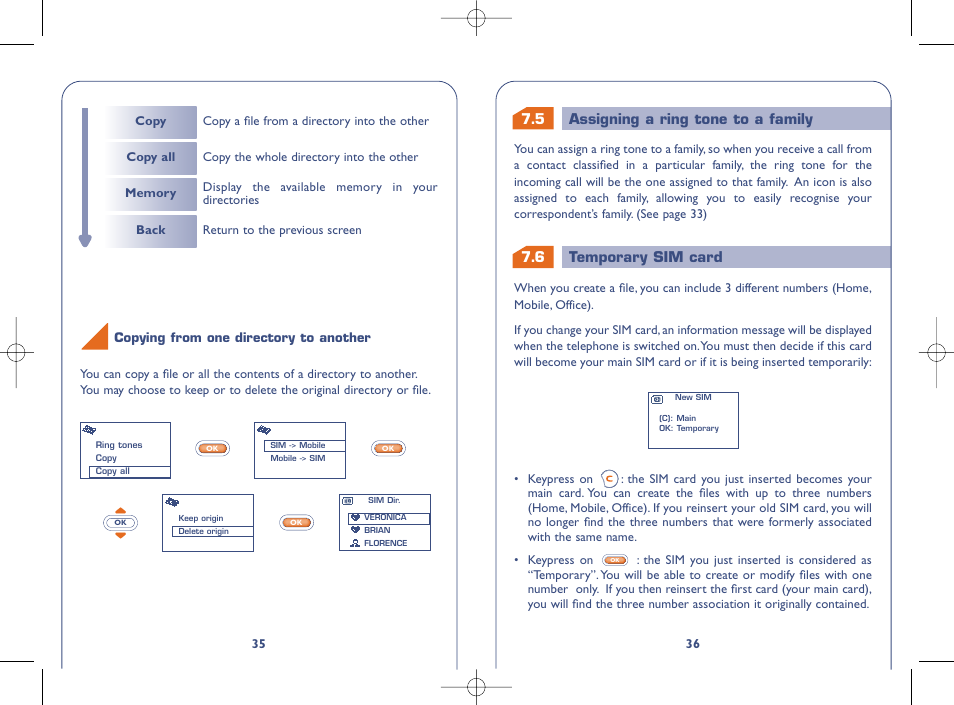 Alcatel OT331 User Manual | Page 19 / 48