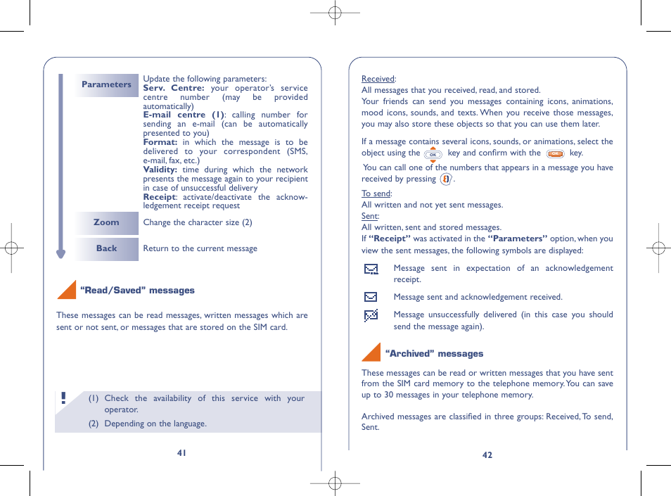 Alcatel OT331 User Manual | Page 22 / 48
